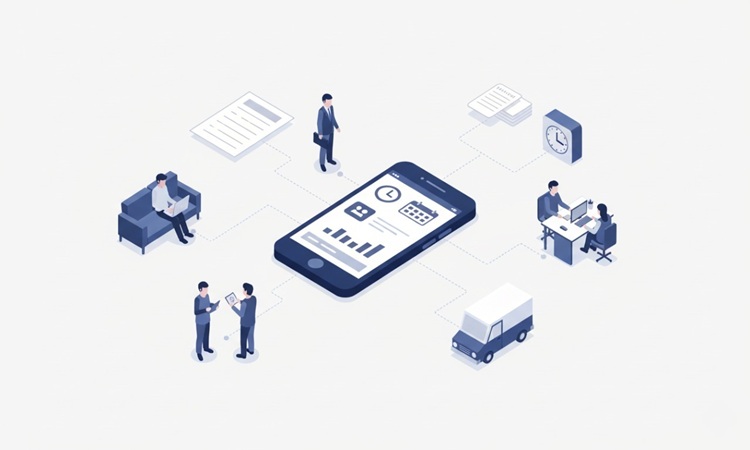 سیستم حضور غیاب با موبایل و تحول مدیریت کارکنان | ابریک