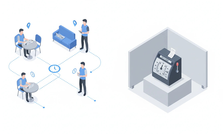 چالش مدیریت کارکنان دور کار و سیار | ابریک