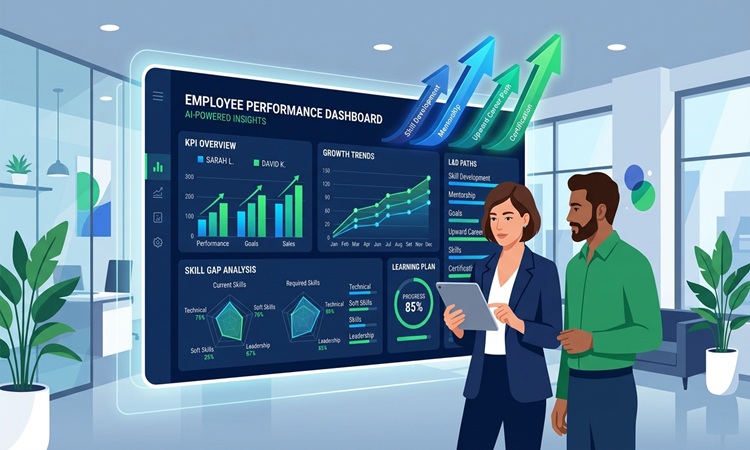 تاثیر هوش مصنوعی بر ارزیابی عملکرد و توسعه کارکنان | ابریک