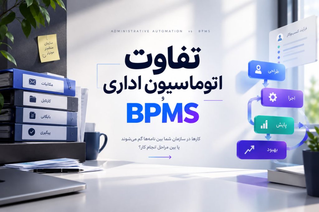 تفاوت اتوماسیون اداری و BPMS