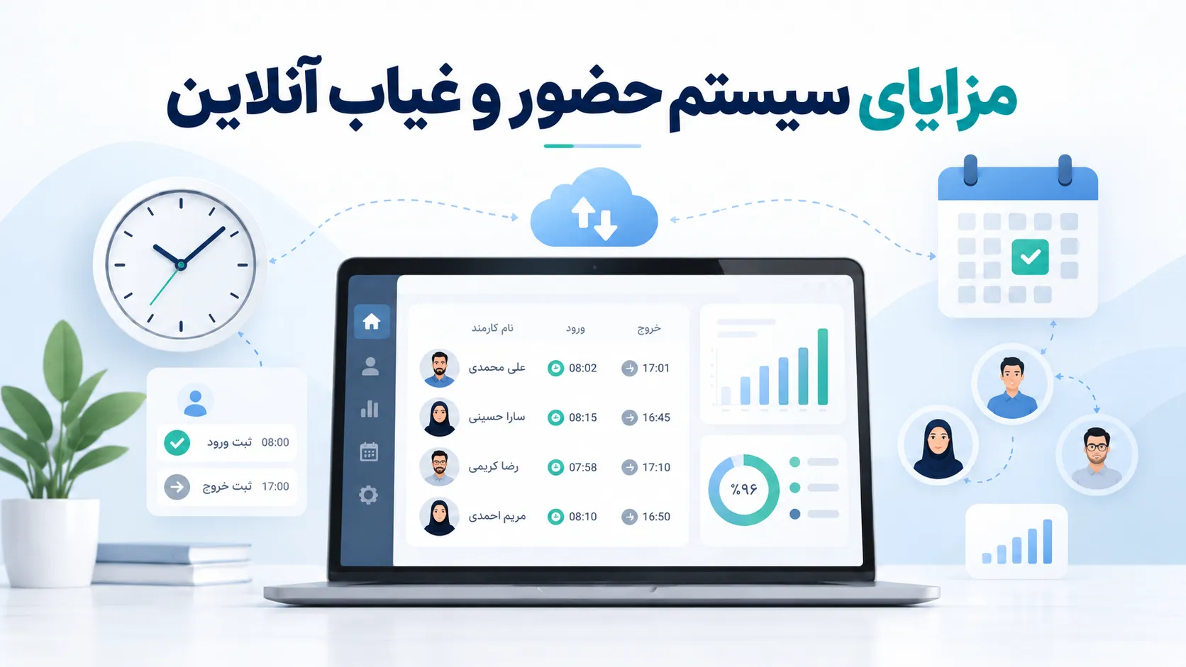 مزایا حضور و غیاب آنلاین چیست؟